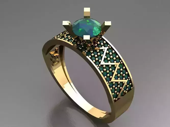 T040- Diamond solitarie ring