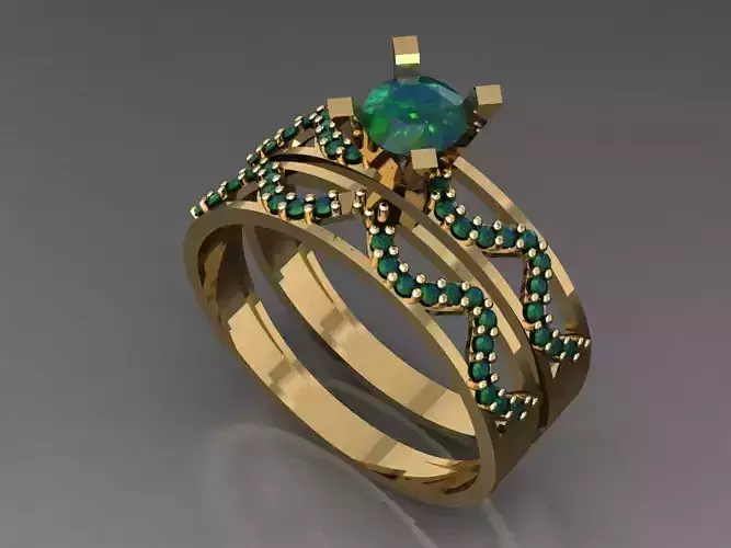 T041- Diamond solitarie ring