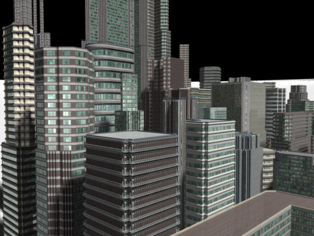 Skyscraper Cityscape2 3D model_7