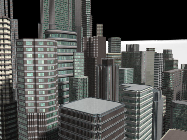 Skyscraper Cityscape2 3D model_3
