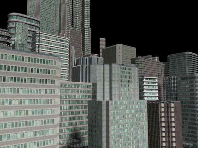 Skyscraper Cityscape2 3D model_4