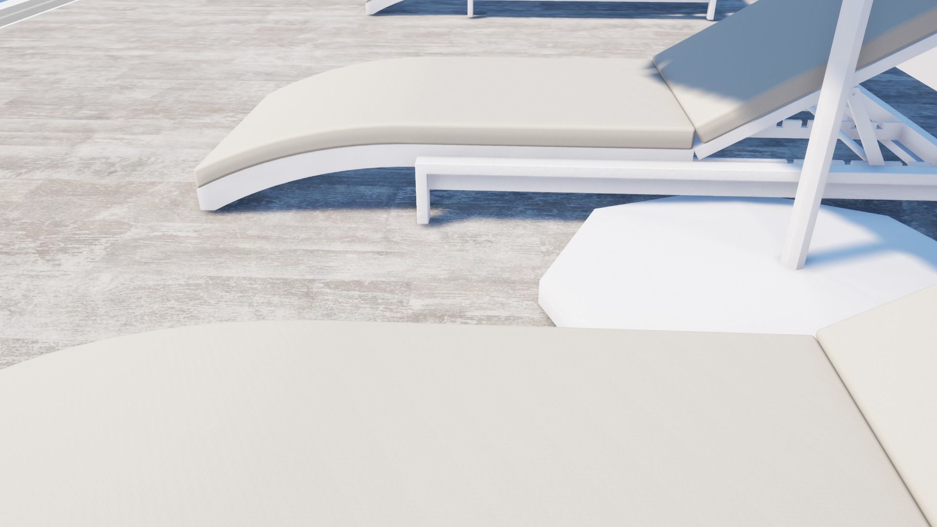 SWIMMING POOL Low-poly 3D model_39