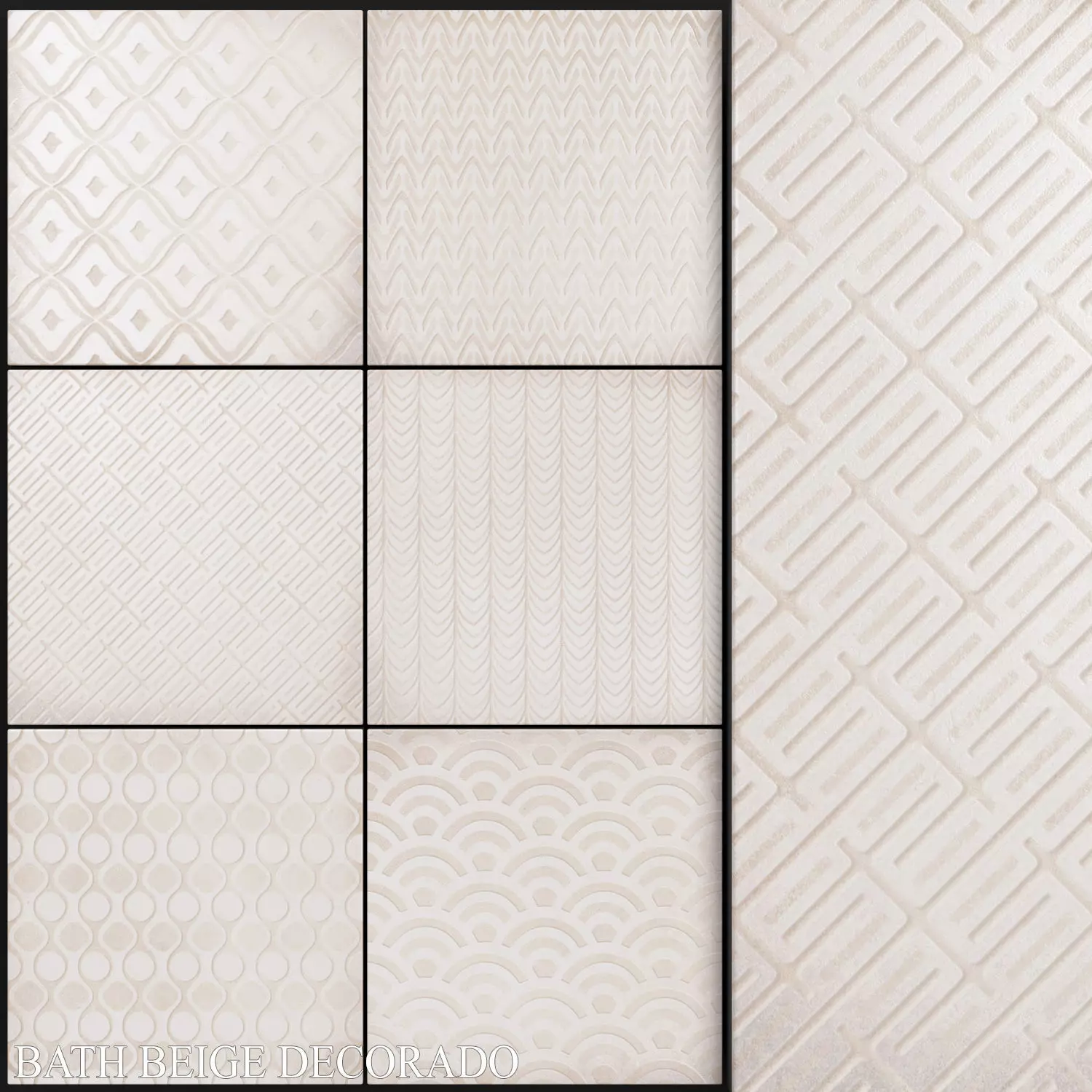 Keros Decorado Bath Beige 3D model_0