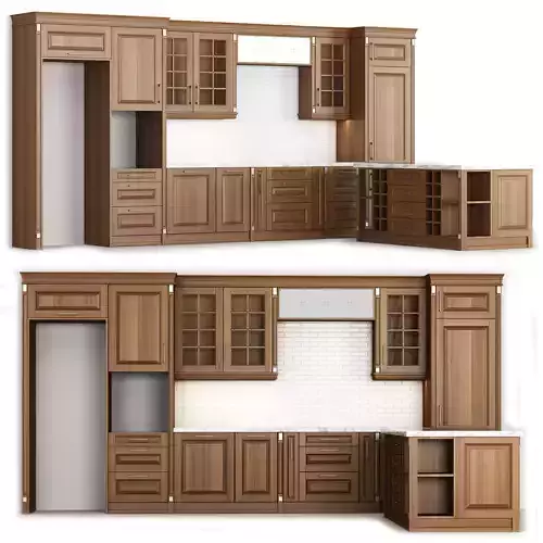 Kitchen by Wood Design 3D model