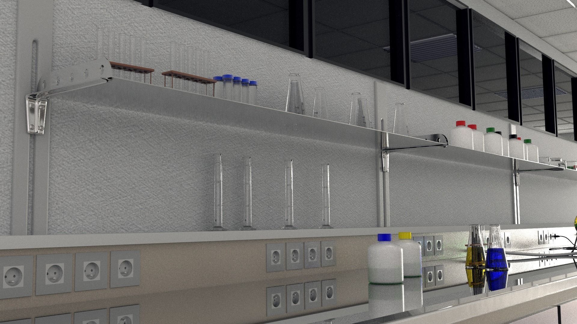 Chemistry lab 3D model_3