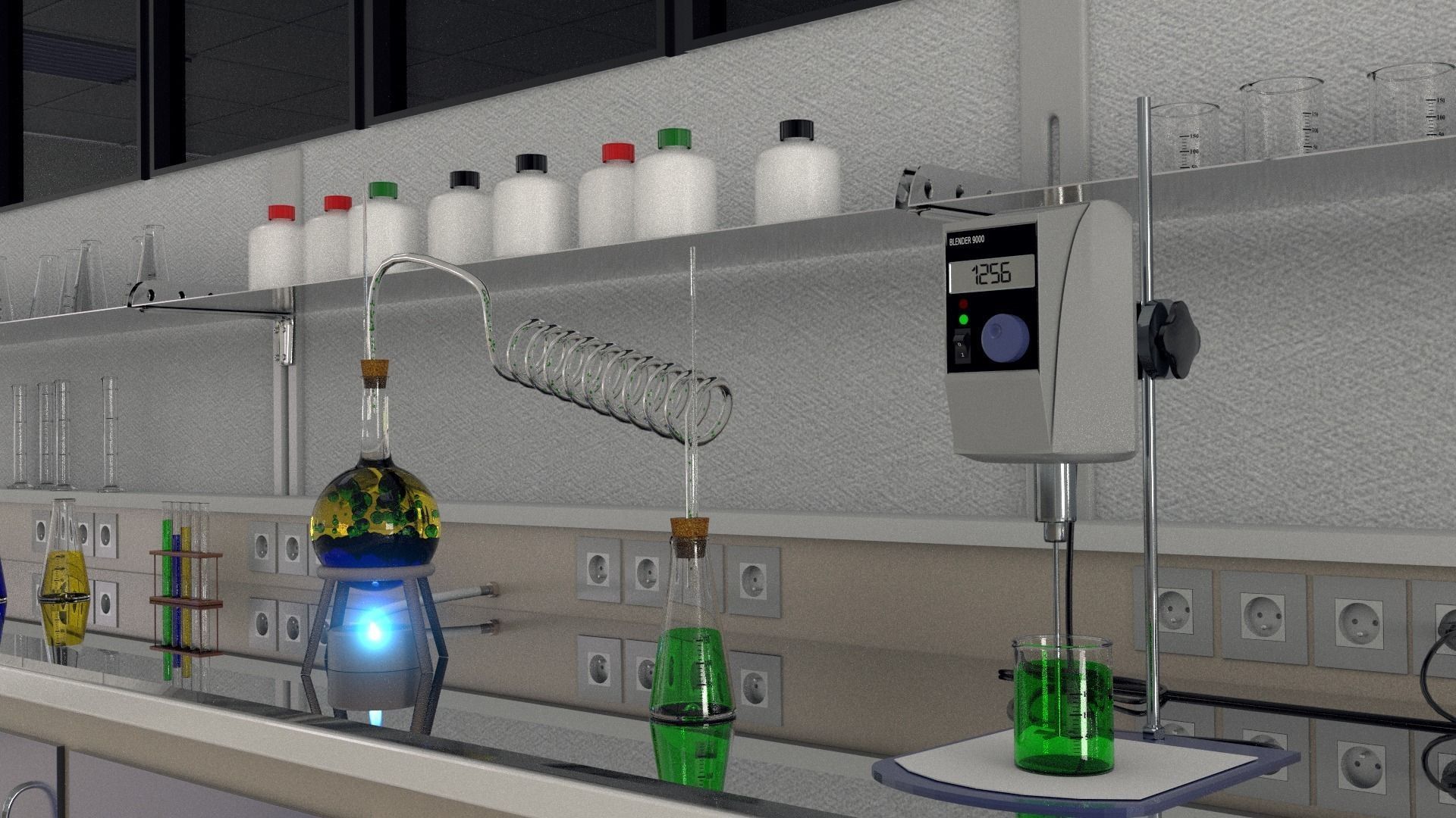 Chemistry lab 3D model_1