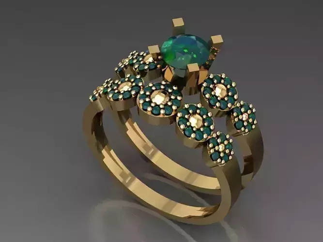 T044- Diamond solitarie ring