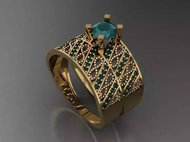 T046- Diamond solitarie ring