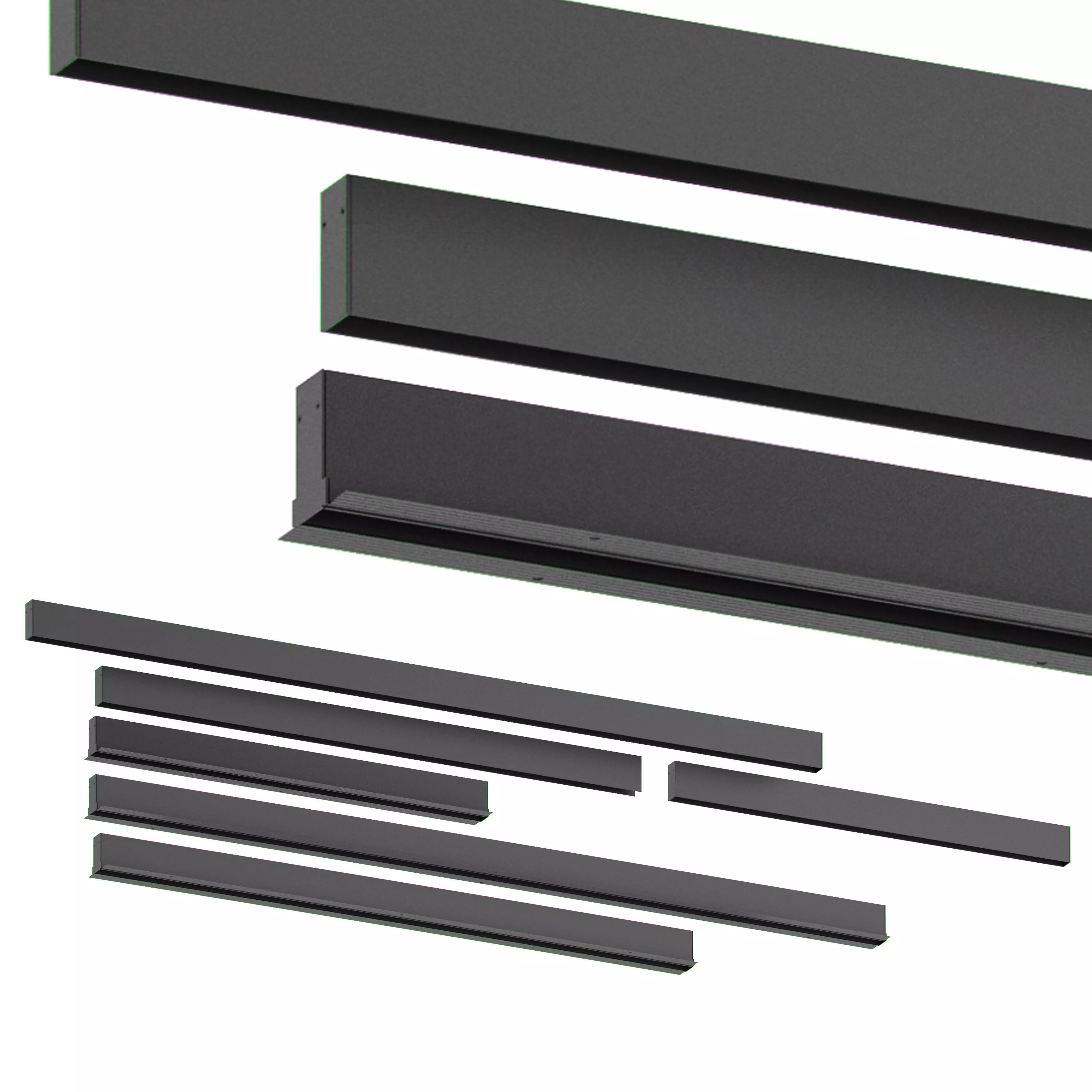 Overhead mounts for track lights Forstlight Free 3D model