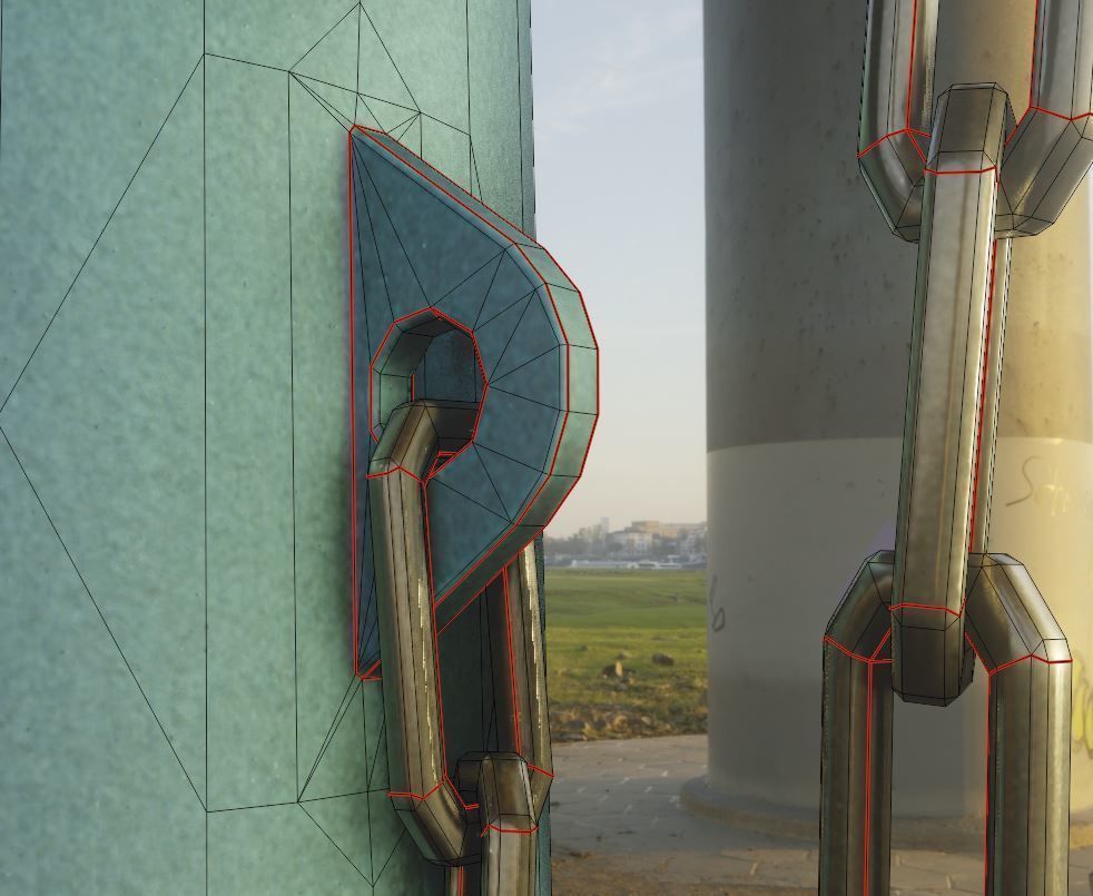   Fire Hydrant VAG Version -2- Low-Poly Version Low-poly 3D model_6