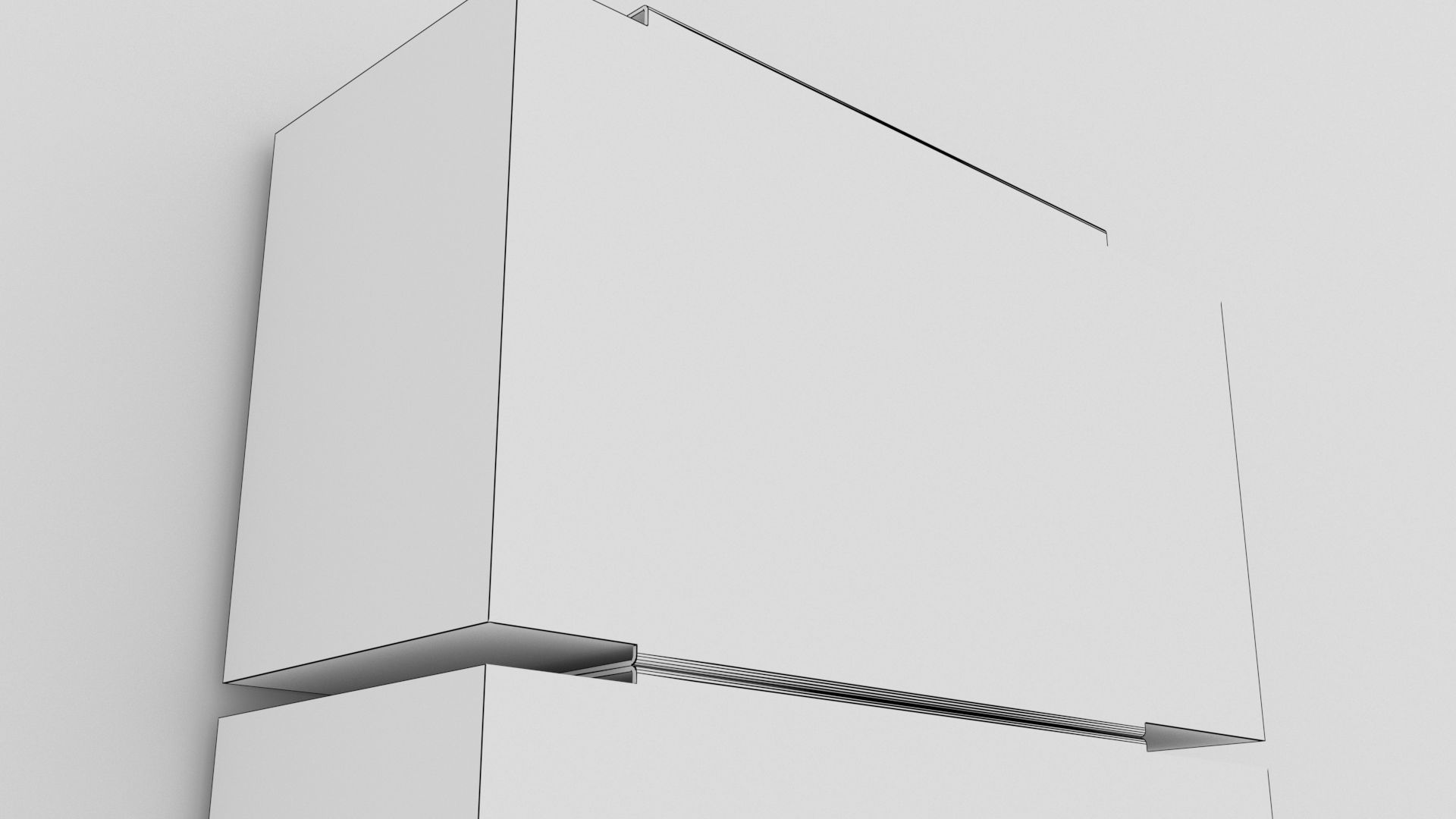 latex gloves wallmount 3D model_7