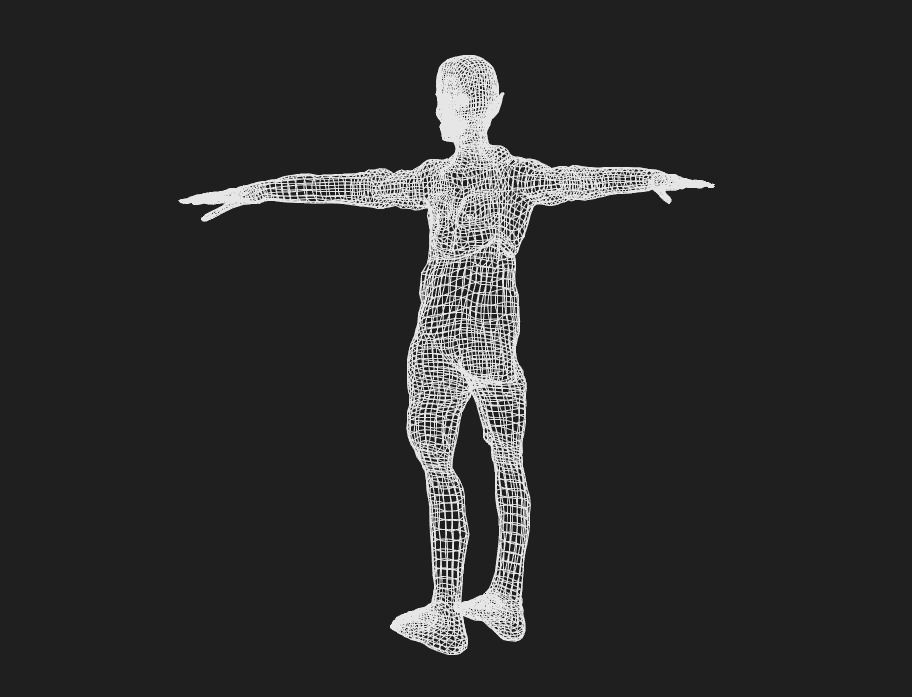 Zombie Orc Low-poly 3D model_15