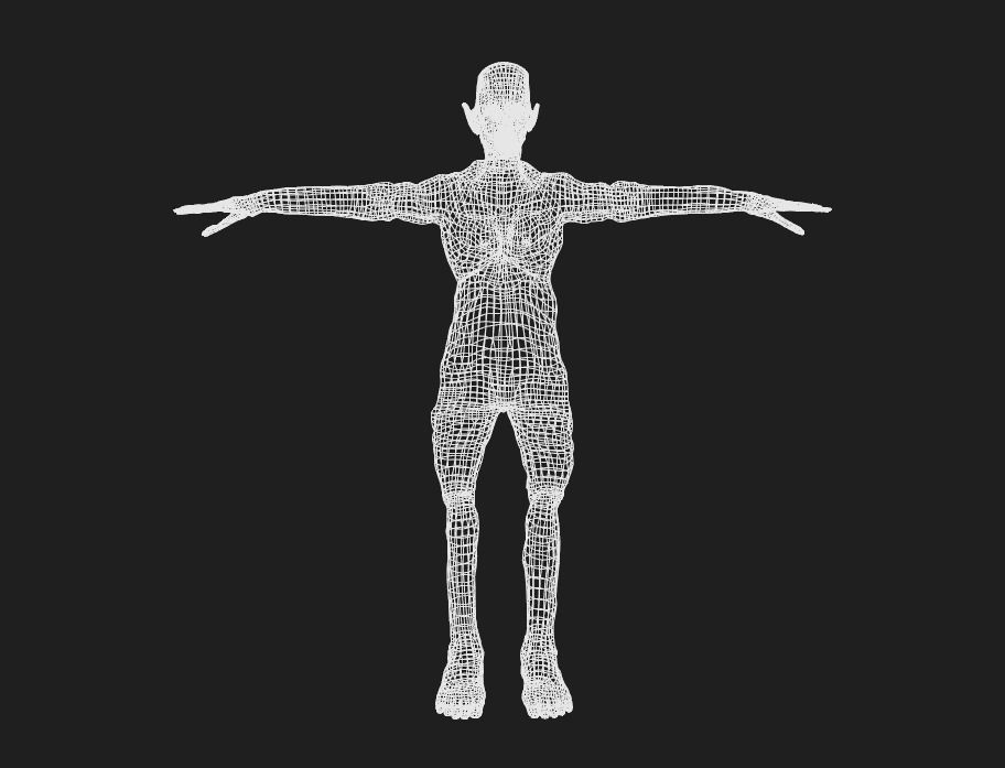 Zombie Orc Low-poly 3D model_18