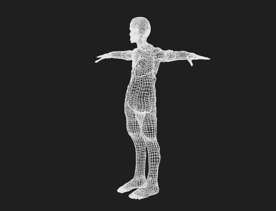 Zombie Orc Low-poly 3D model_13