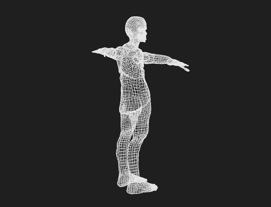 Zombie Orc Low-poly 3D model_16