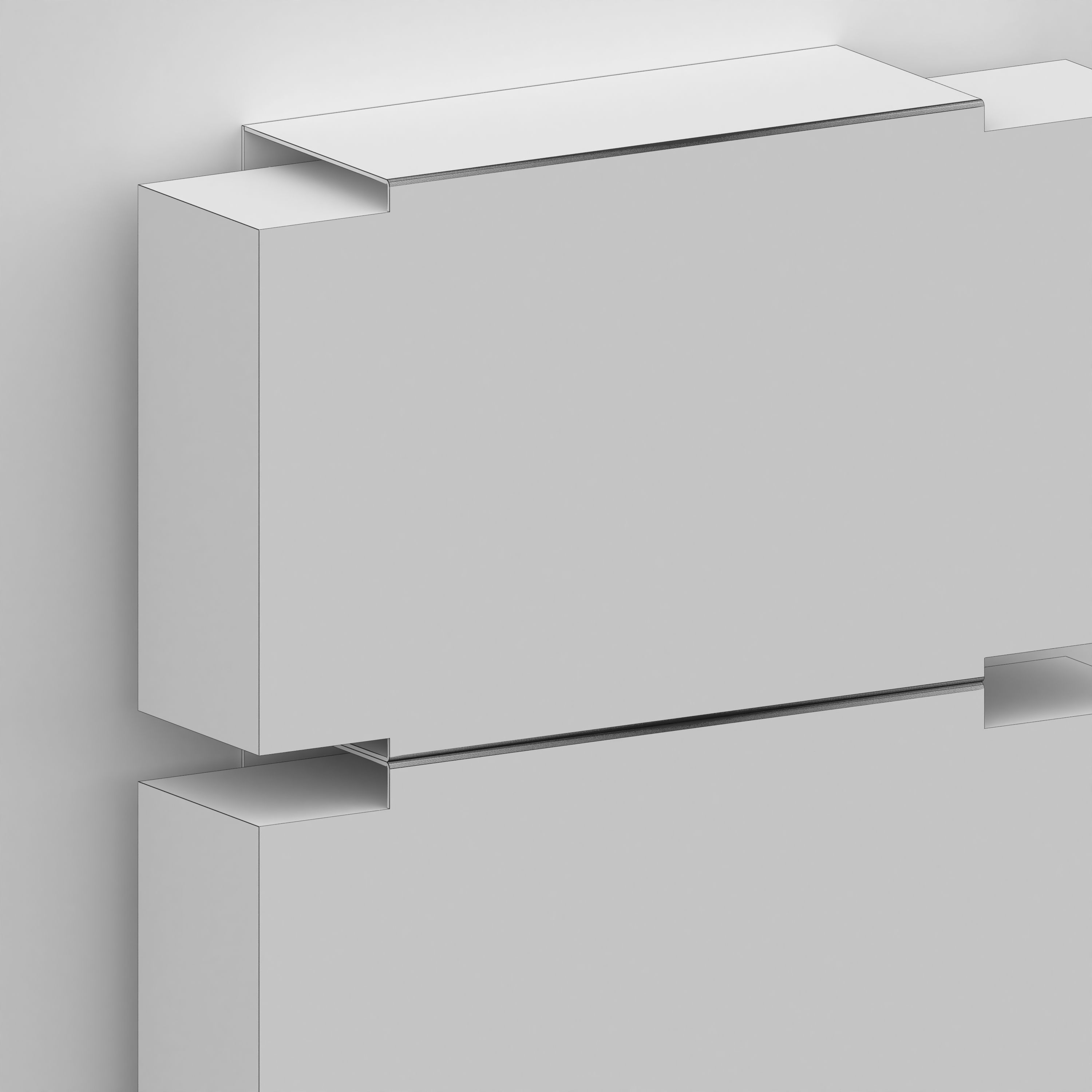 latex gloves wallmount 3D model_7