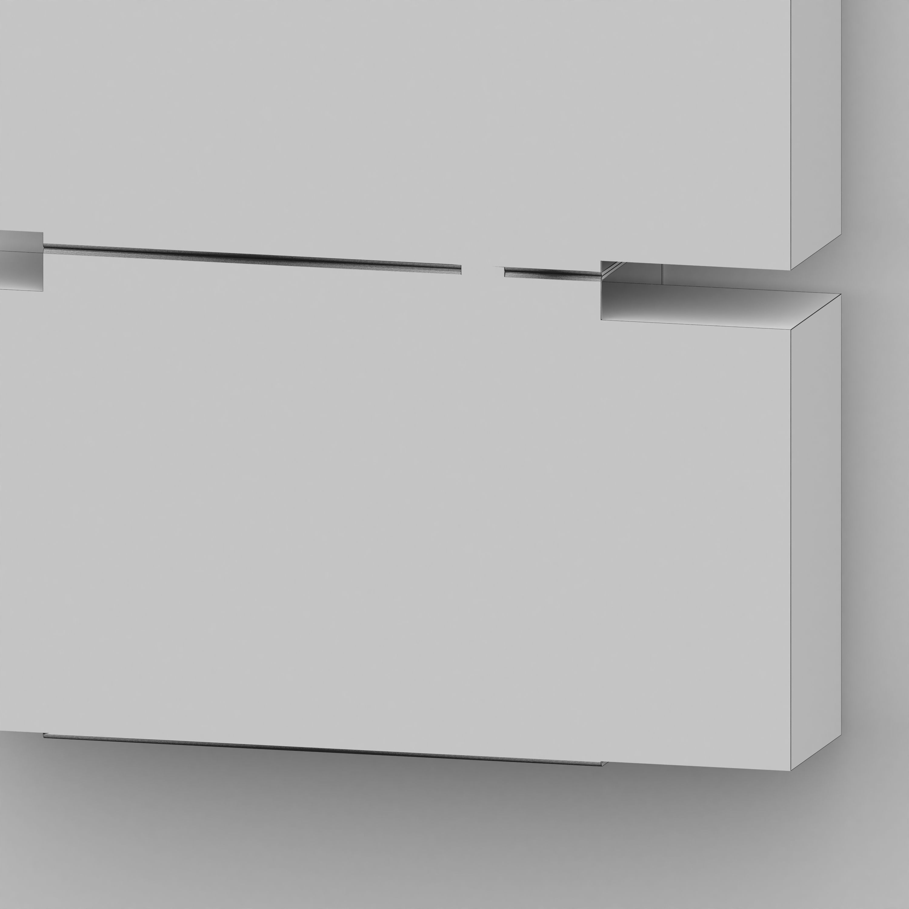 latex gloves wallmount 3D model_5