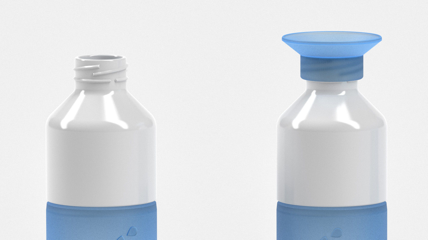 dopper reusable water bottle 3D model_8