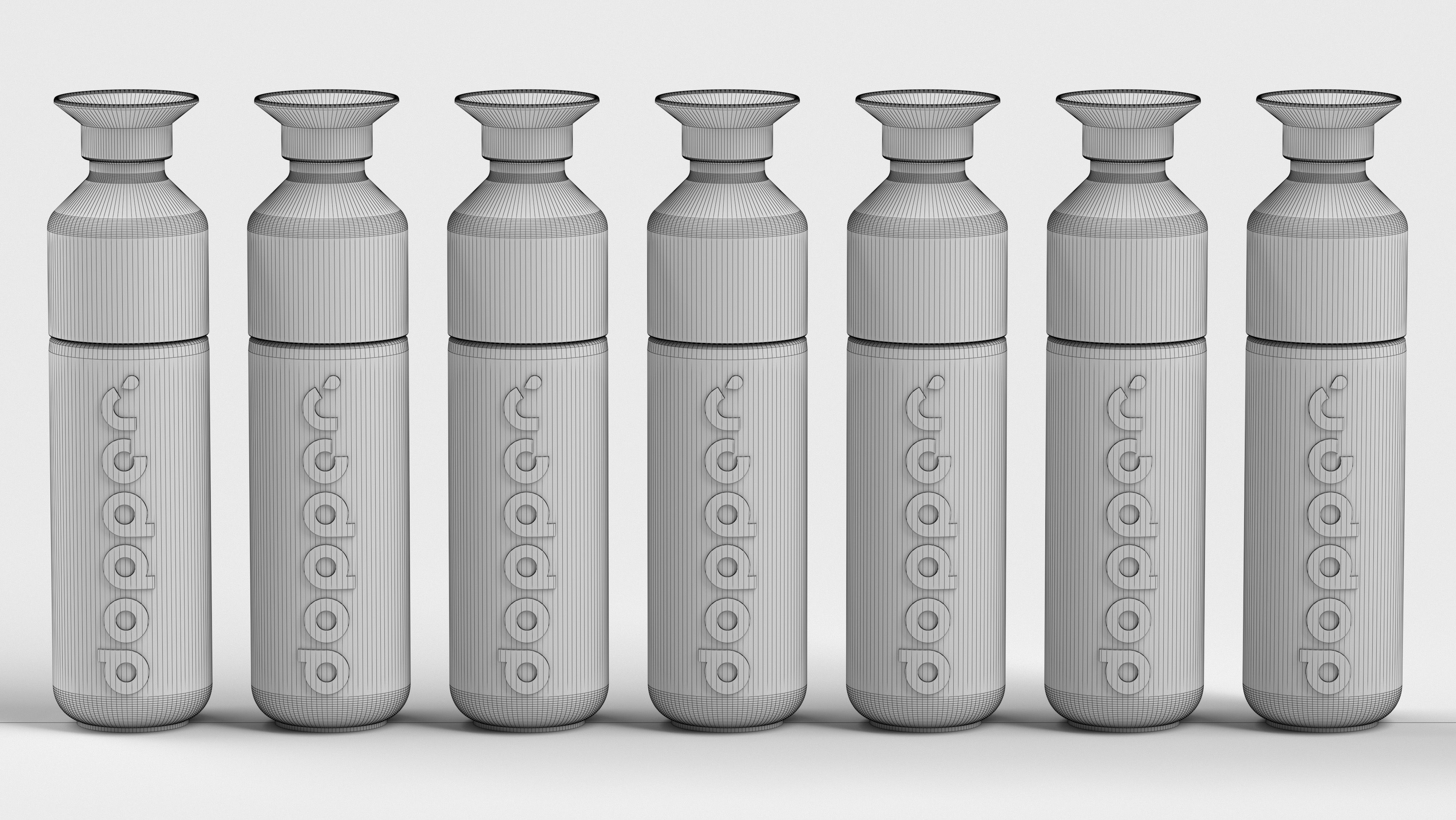 dopper reusable water bottle 3D model_3