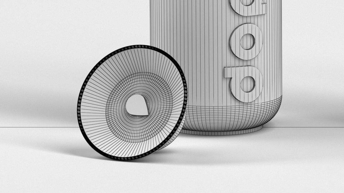 dopper reusable water bottle 3D model_7