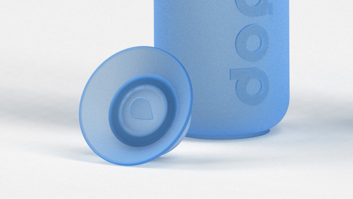 dopper reusable water bottle 3D model_6