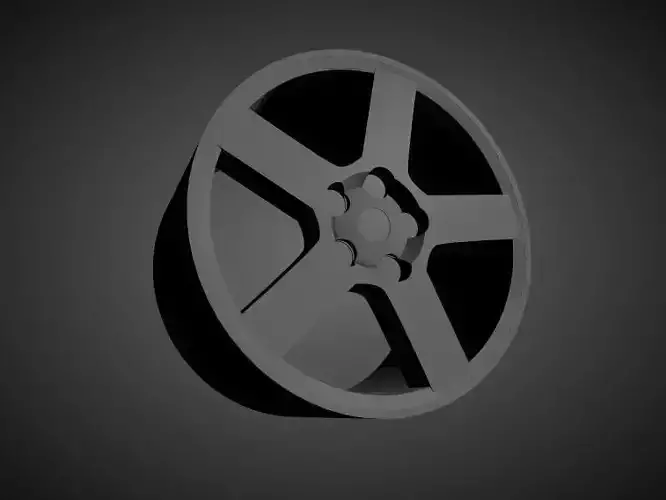 Volvo 850 OEM scalable and Printable rim