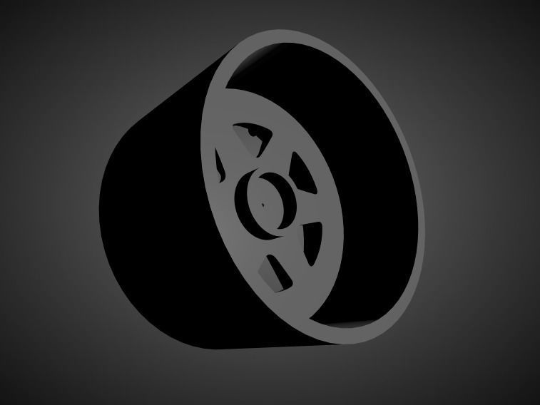 SSR Longchamps scalable and Printable rim 3D print model_1