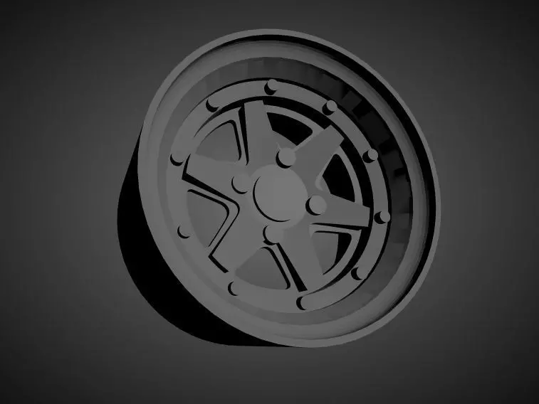 SSR Longchamps scalable and Printable rim 3D print model_0