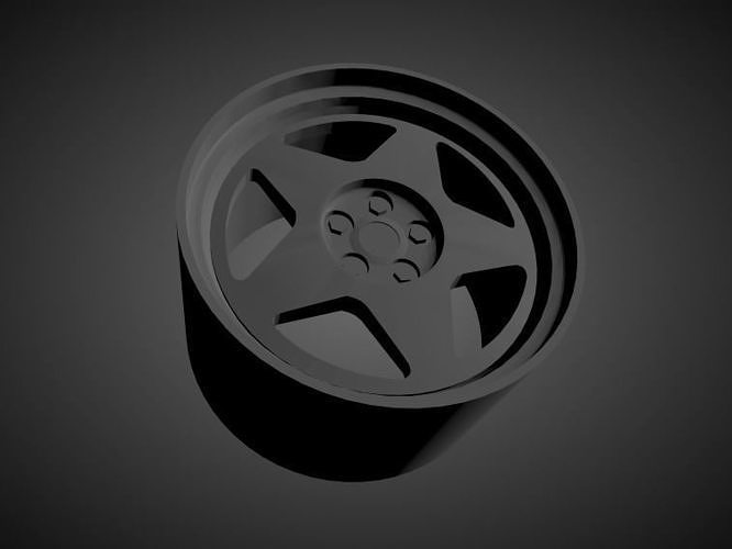 Spoon SW388 scalable and Printable rim 3D print model