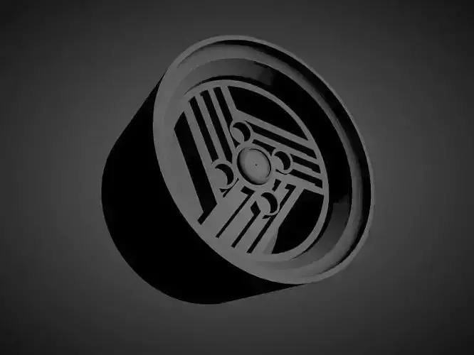 Spalding Message VII scalable and Printable rim