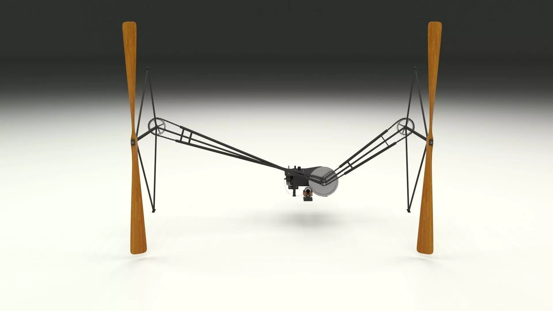 Wright Flyer Propulsion Animated 3D model