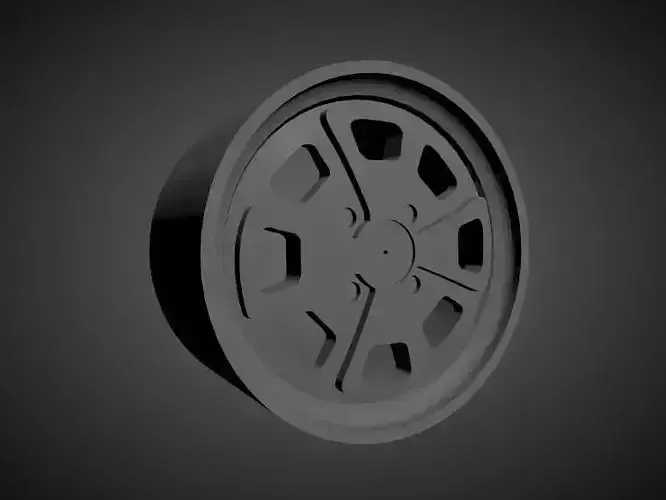 Porsche 914 OEM scalable and Printable rim 3D print model