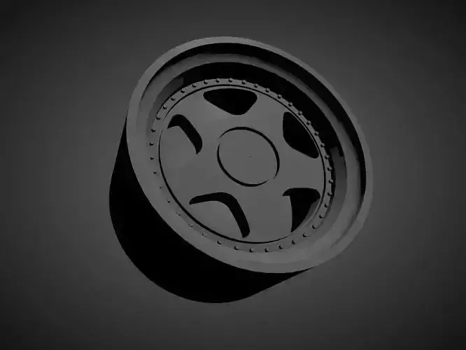 OZ Futura scalable and Printable rim 3D print model