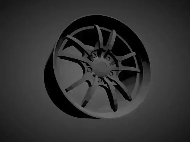 Mugen MF10 scalable and Printable rim