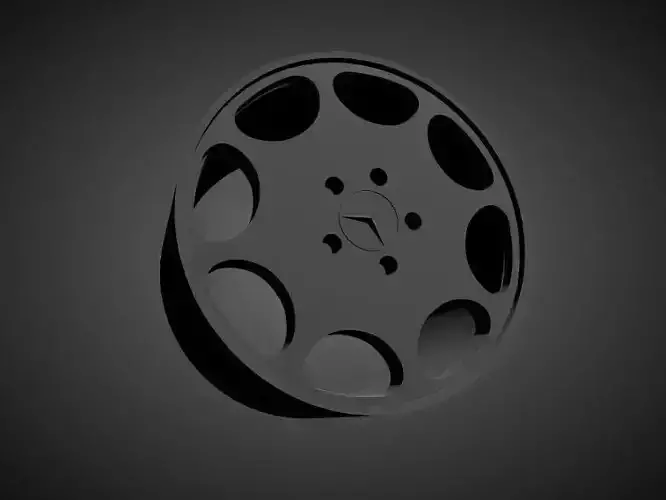 Mercedes Benz 92 Style scalable and Printable rim