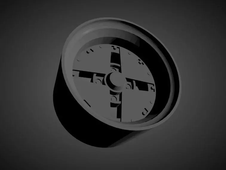 Hoshino Impul D-01 Silhouette scalable and Printable rim 3D 3D print model_0