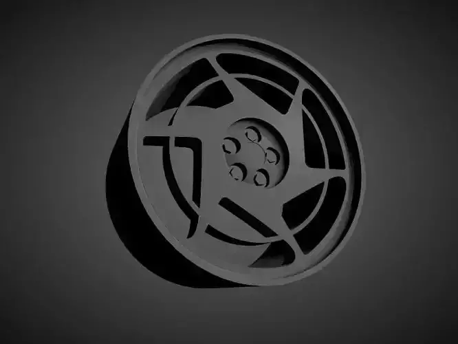 Corvette C4 OEM scalable and Printable rim