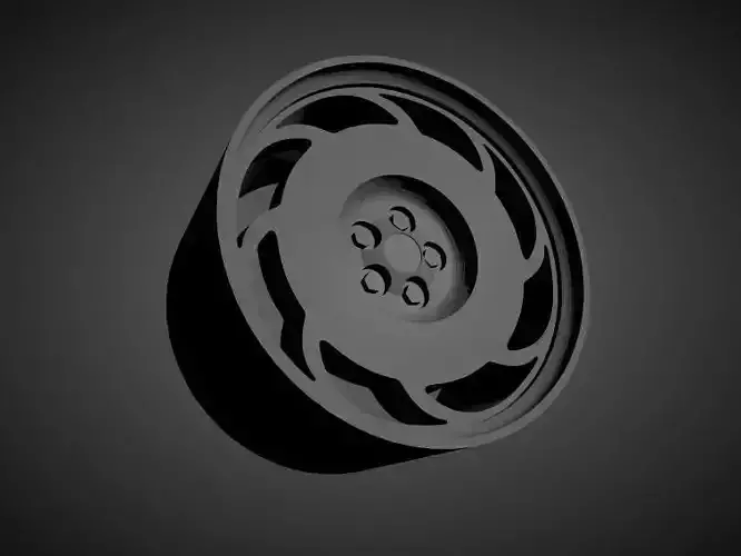 Corvette C4 OEM scalable and Printable rim