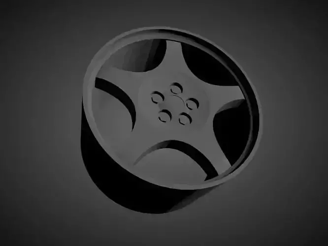 Corvette C4 Grand Sport scalable and Printable rim