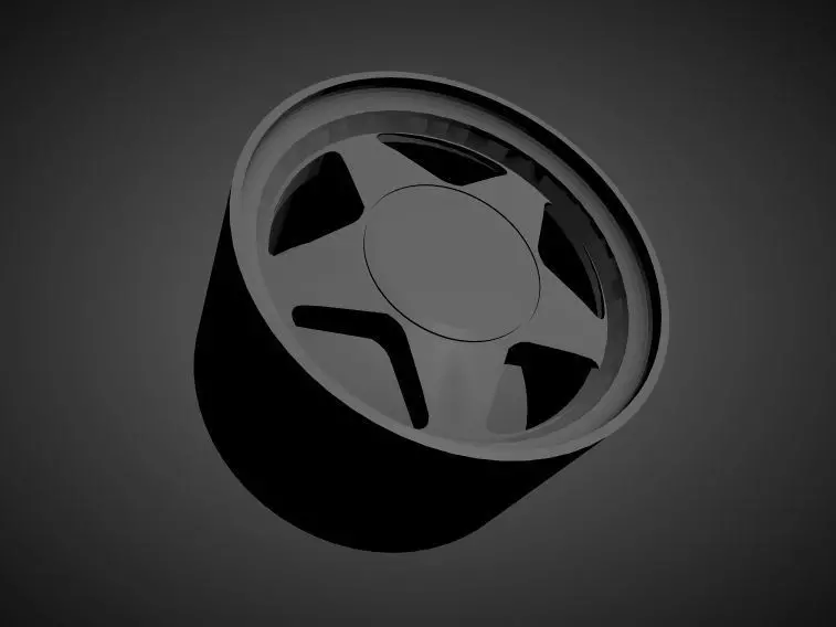 Corvette C4 Callaway scalable and Printable rim 3D print model