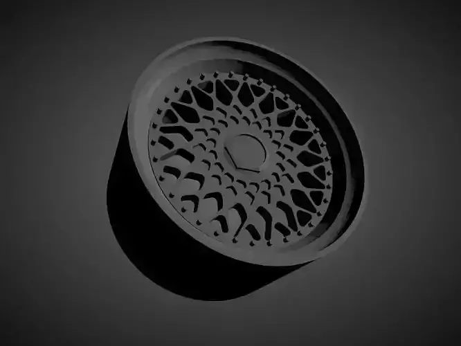 BBS RS scalable and Printable rim 3D print model