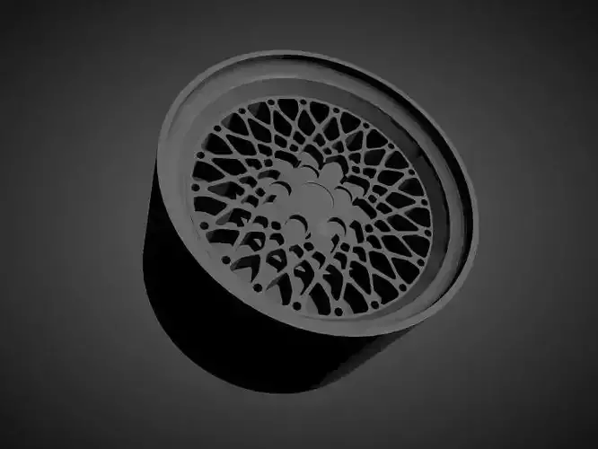 BBS E50 scalable and Printable rim 3D print model