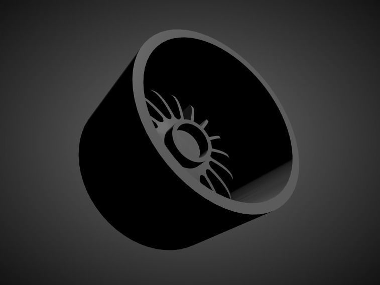 Alpina scalable and Printable rim 3D print model