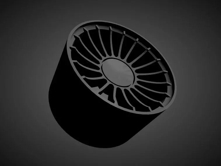 Alpina scalable and Printable rim 3D print model