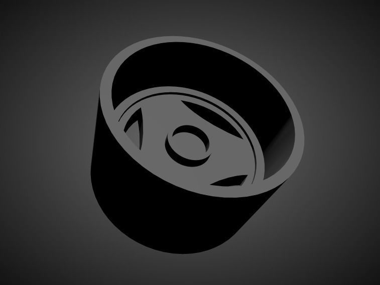 Advan A3A scalable and Printable rim 3D print model_1