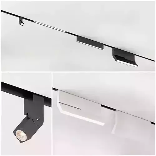 Delta Light Recessed Track Light Sets 