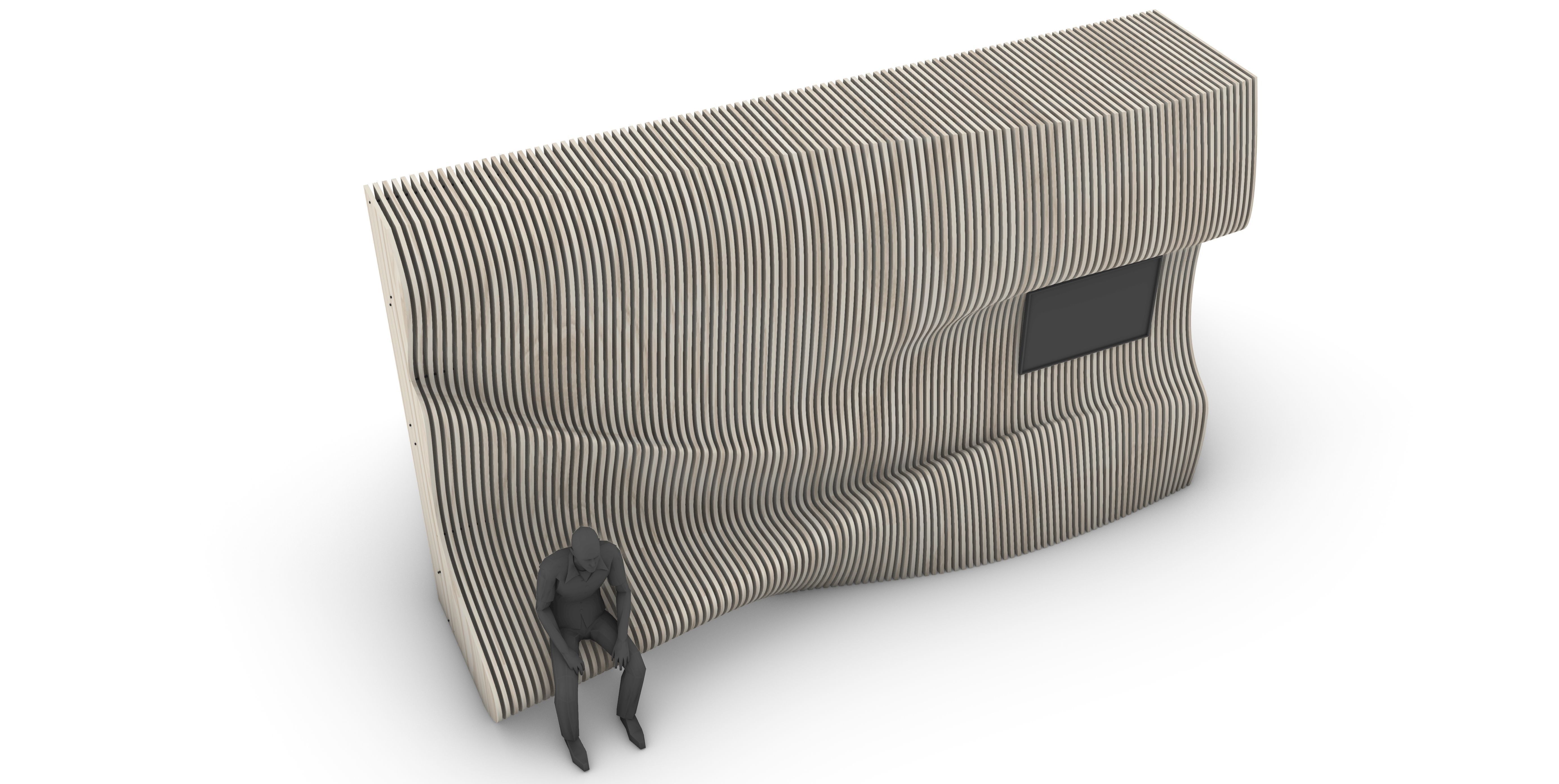 Parametric Wall 3D model_8