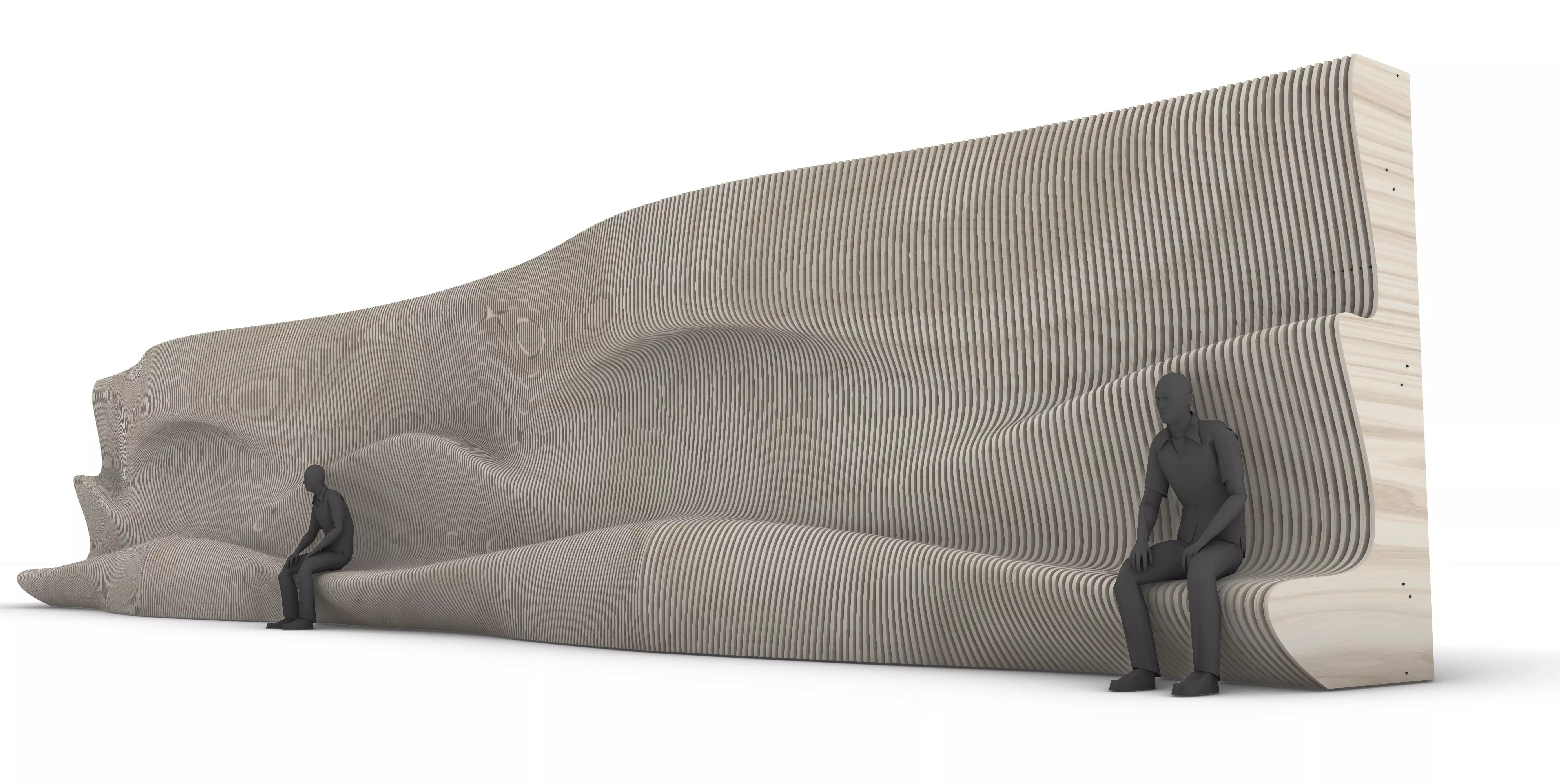 Parametric Wall 3D model_0
