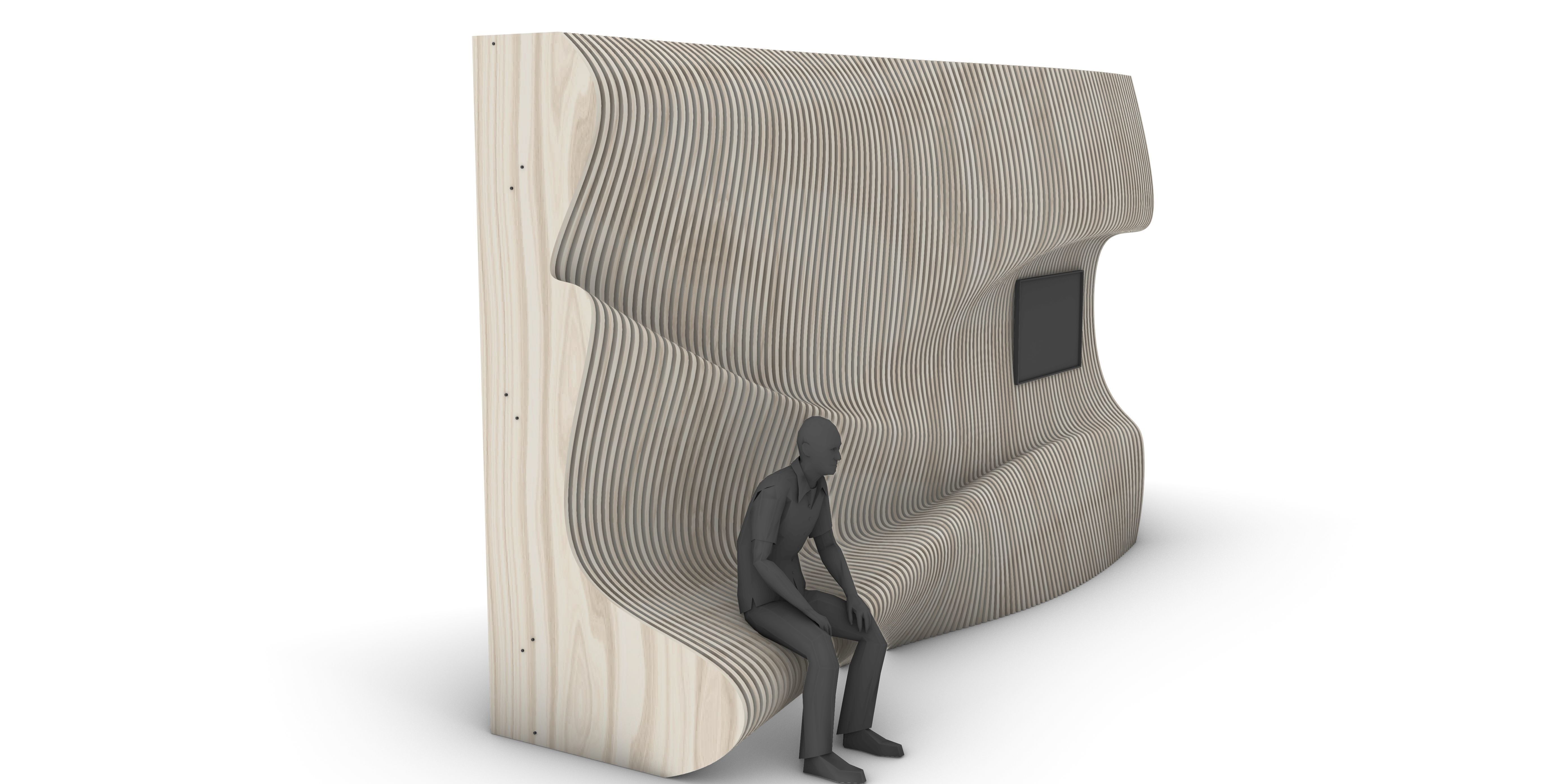 Parametric Wall 3D model_7