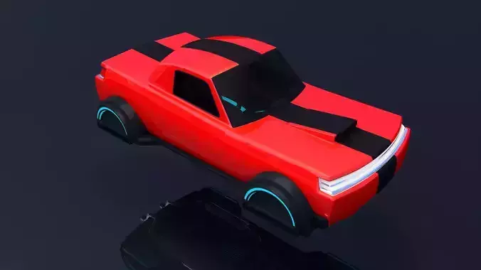 Hover car concept 3d Model